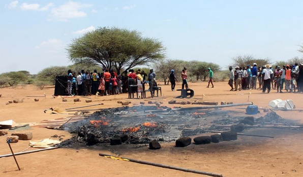 Controversial South African pastor who makes his congregation eat snakes, beaten, church burnt down5