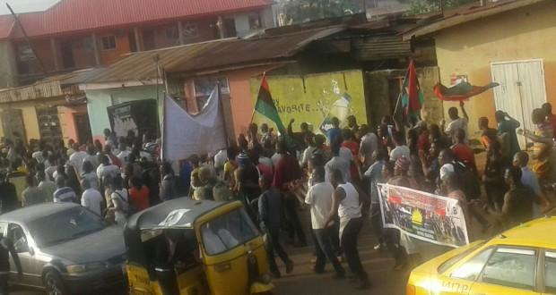 Biafra-protest-in-Enugu Biafra-protest-in-Enugu